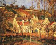 Camille Pissarro Red Roofs1 Village Corner oil painting artist